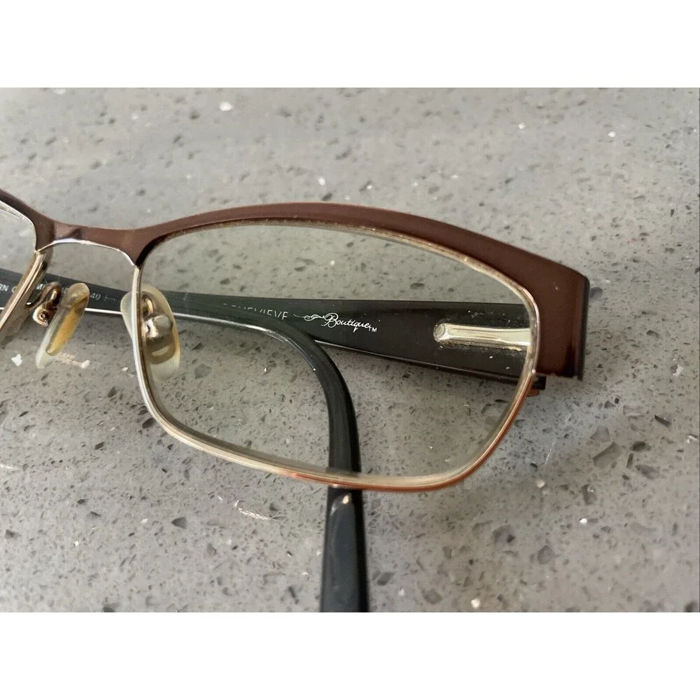 Genevieve Boutique MODERN COMMIT Burgundy Eyeglasses Frames 53 15 140